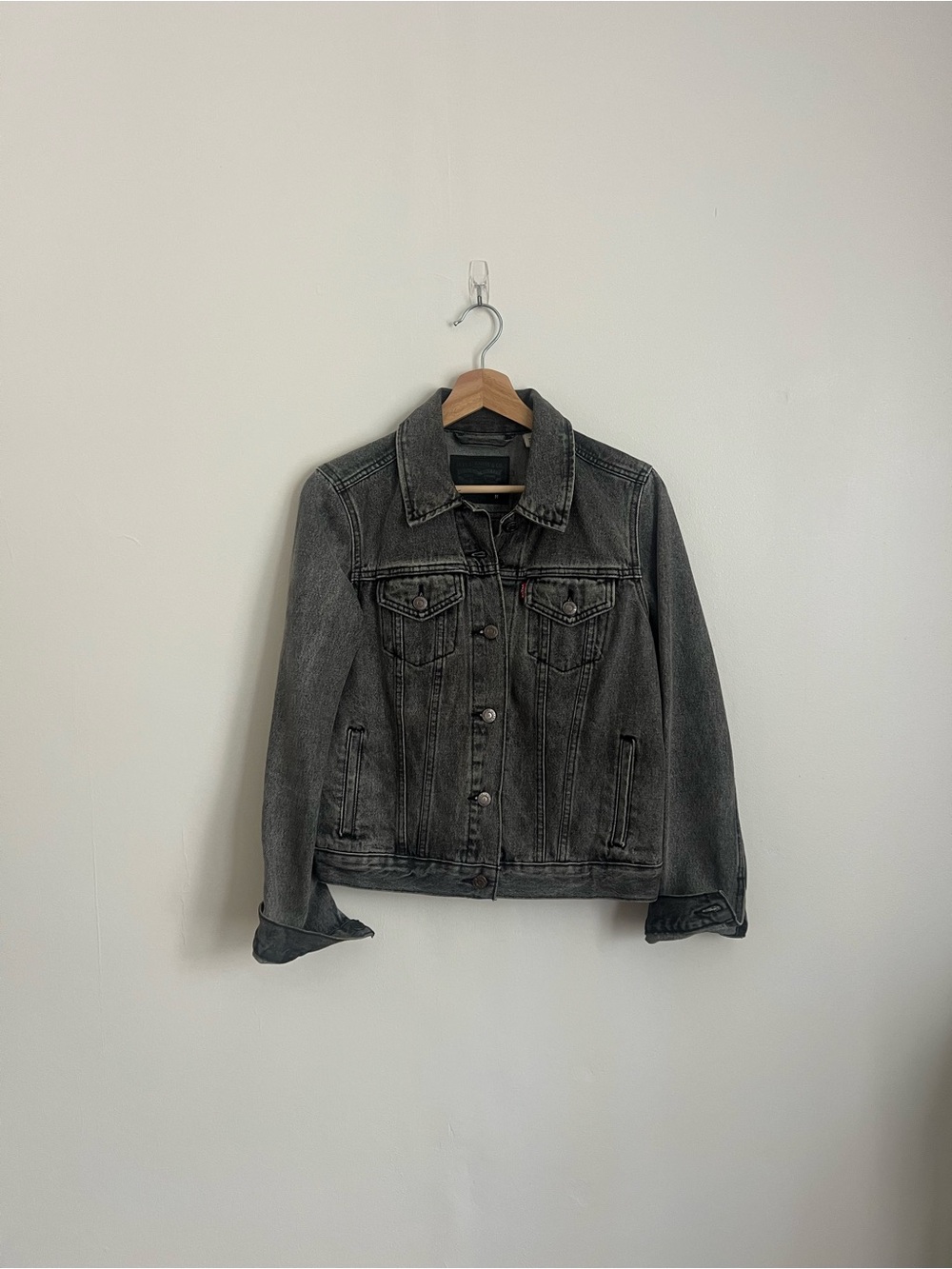 Levi's Washed Grey Denim Jacket